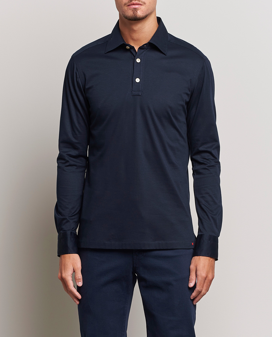 Herren | Hemden | Kiton | Popover Shirt Navy
