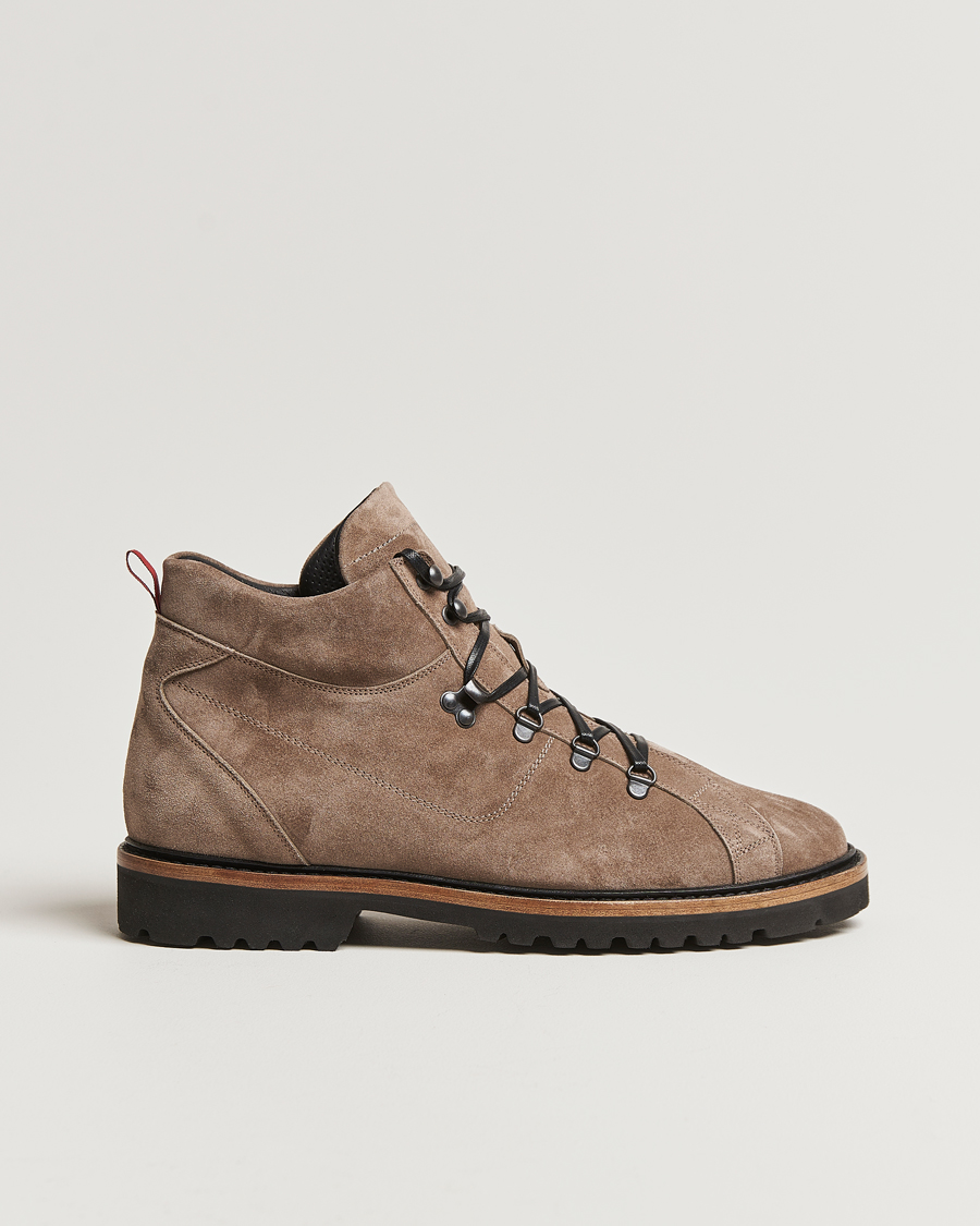Herren | Kiton St Moritz Winter Boots Taupe Suede | Kiton | St Moritz Winter Boots Taupe Suede