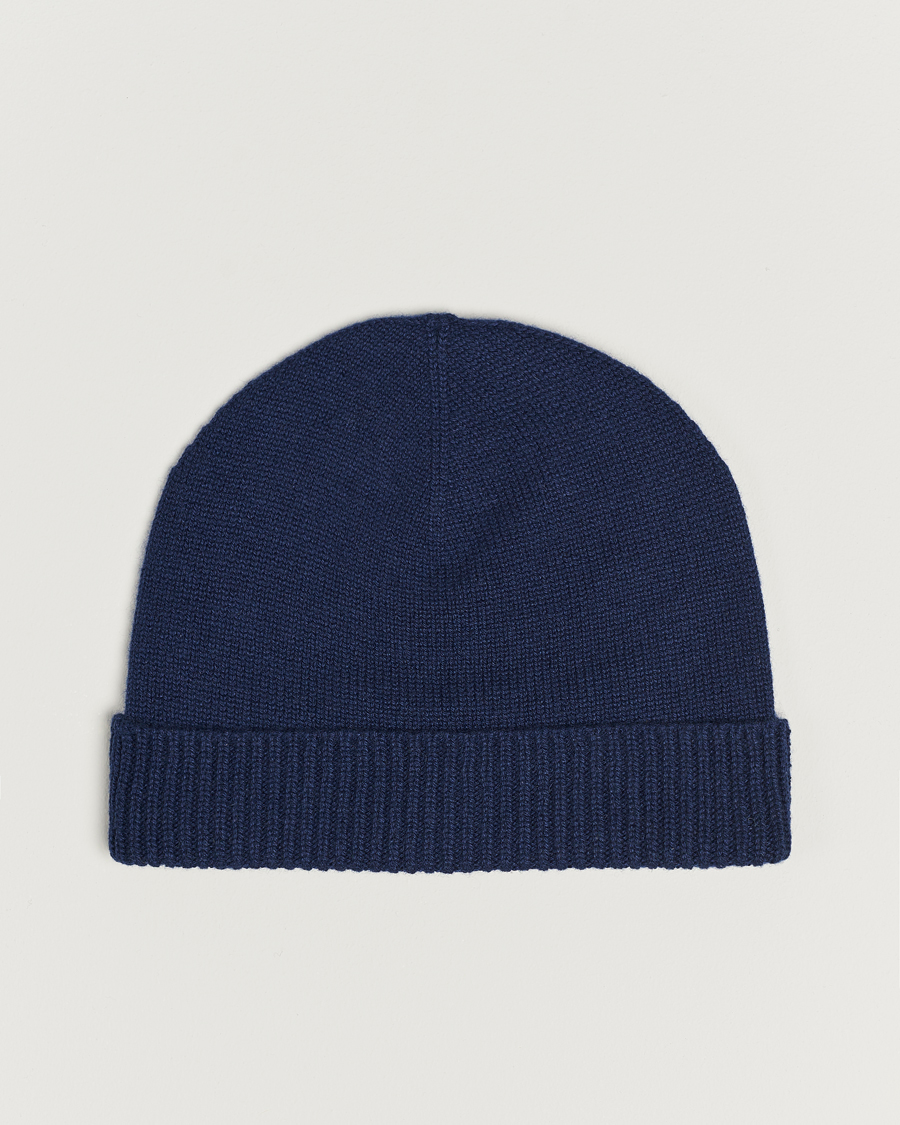 Herren | Kiton Cashmere Beanie Navy | Kiton | Cashmere Beanie Navy