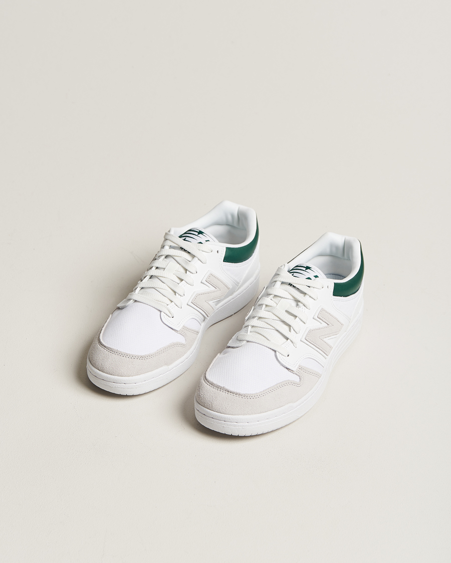 Herren | New Balance 480 Sneakers White/Green | New Balance | 480 Sneakers White/Green