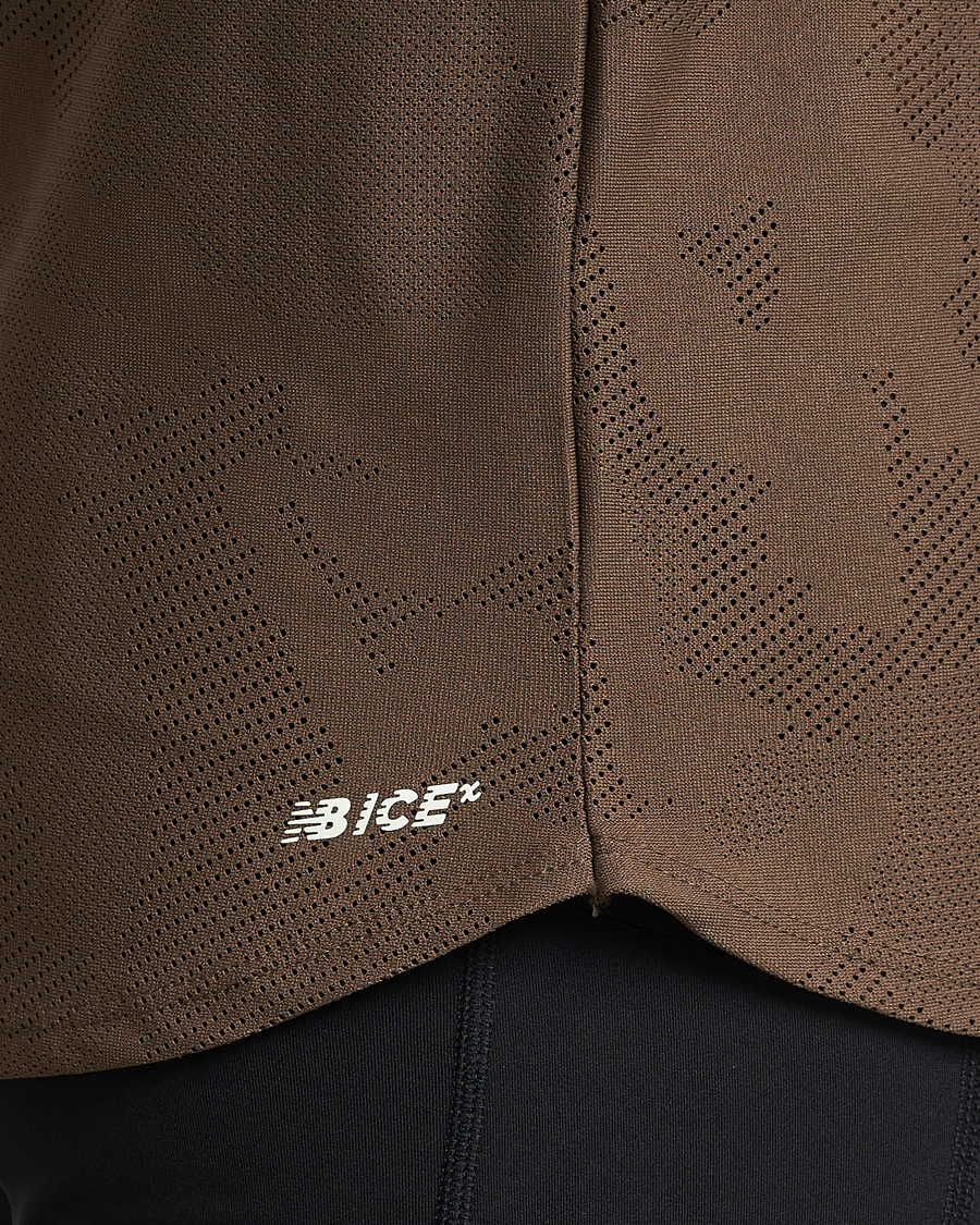 Herren | T-Shirts | New Balance Running | Q Speed Jacquard T-Shirt Dark Mushroom
