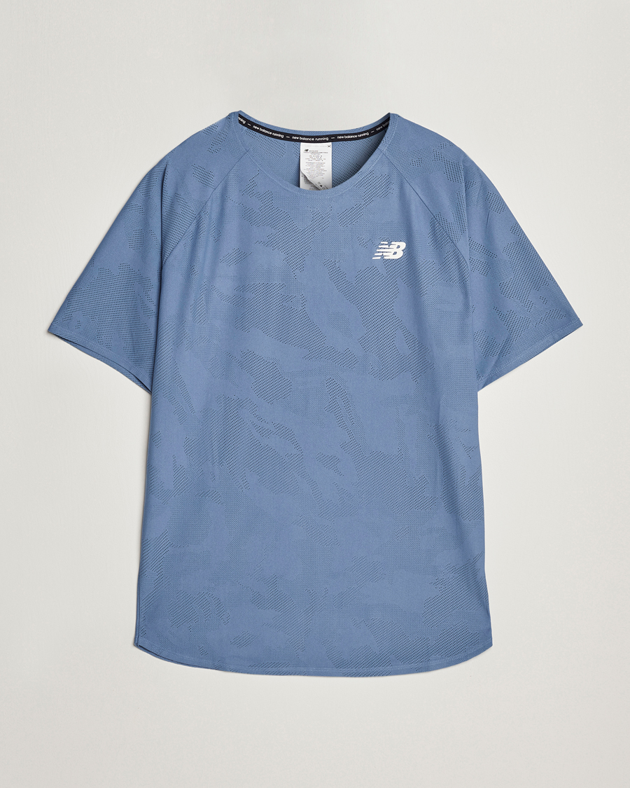 Herren | T-Shirts | New Balance Running | Q Speed Jacquard T-Shirt Mercury Blue