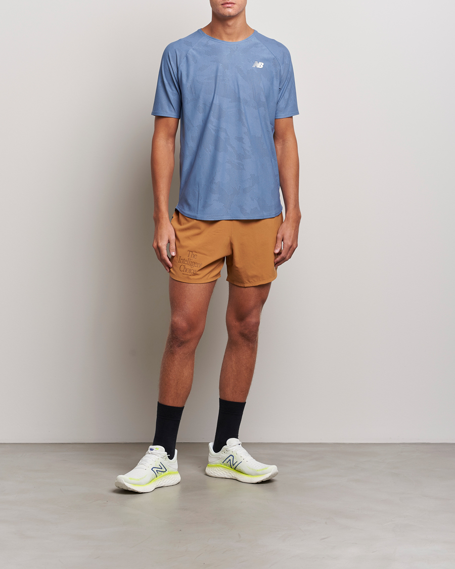 Herren | T-Shirts | New Balance Running | Q Speed Jacquard T-Shirt Mercury Blue