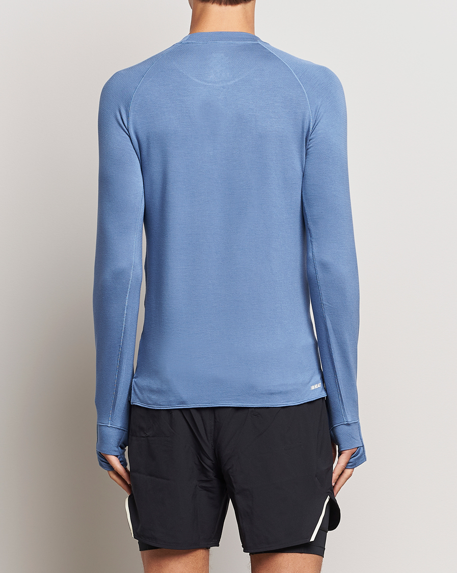 Herren | T-Shirts | New Balance | Running Q Speed Jacquard Long Sleeve T-Shirt Mercury Blue
