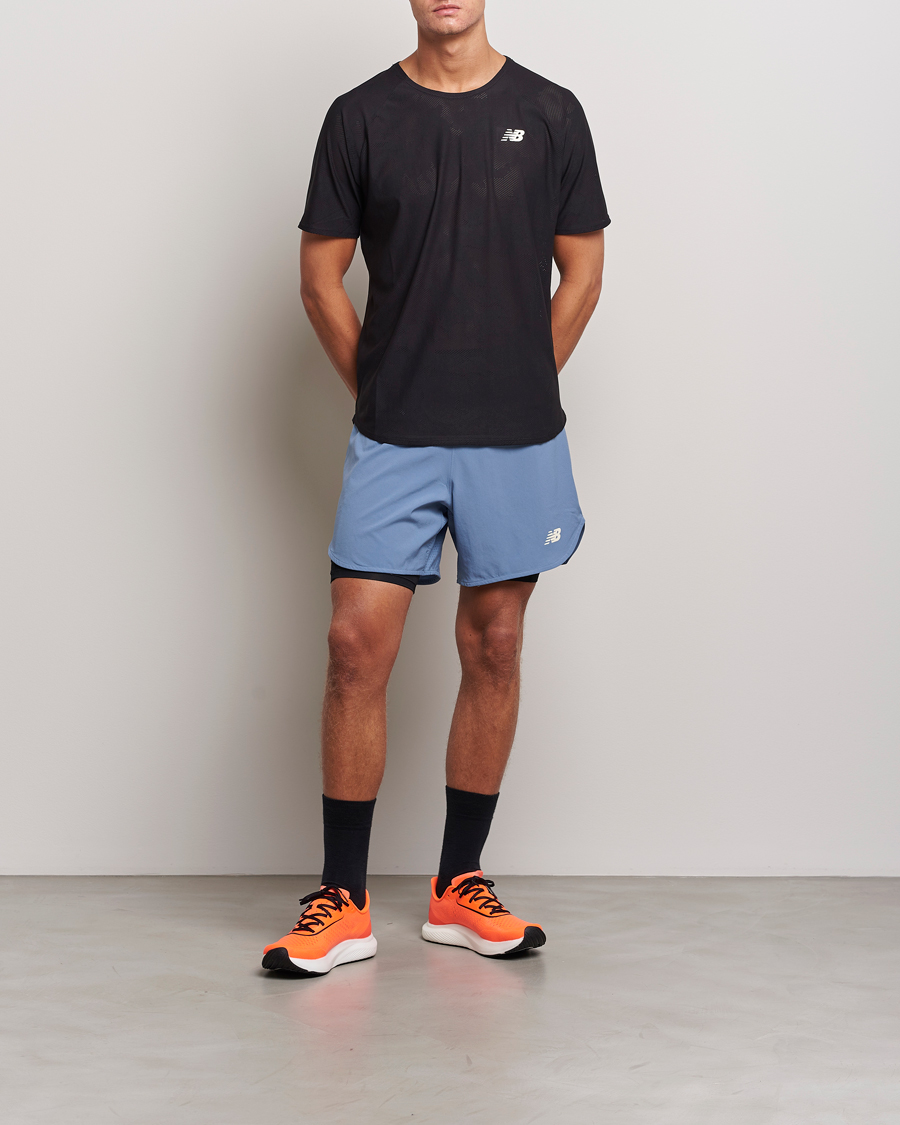 Herren | Shorts | New Balance Running | Q Speed 2 in 1 Shorts Mercury Blue