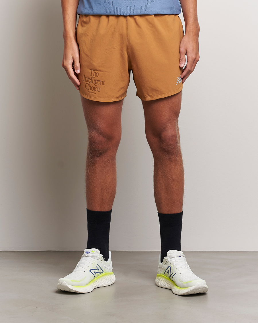 Herren | Shorts | New Balance Running | Impact Run 5 Inch Shorts Tobacco
