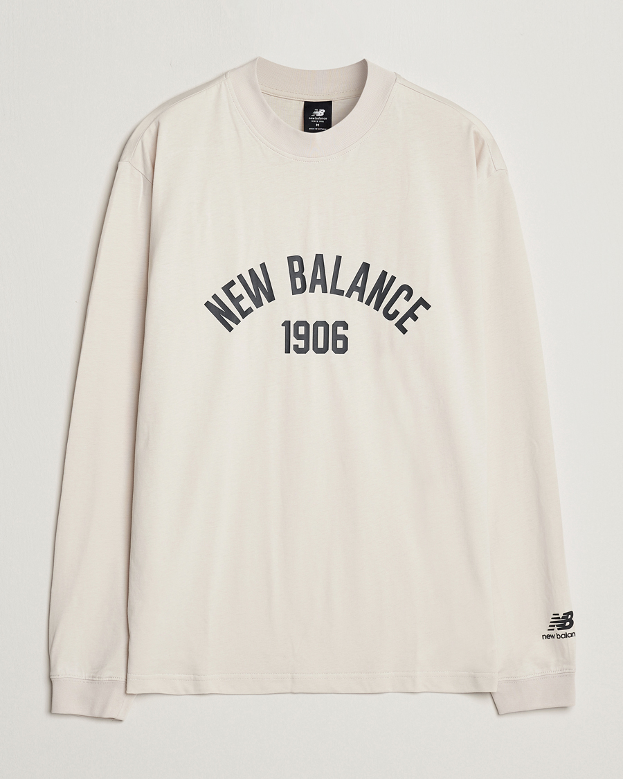 Herren | T-Shirts | New Balance | Varsity Sweatshirt Medium Grey