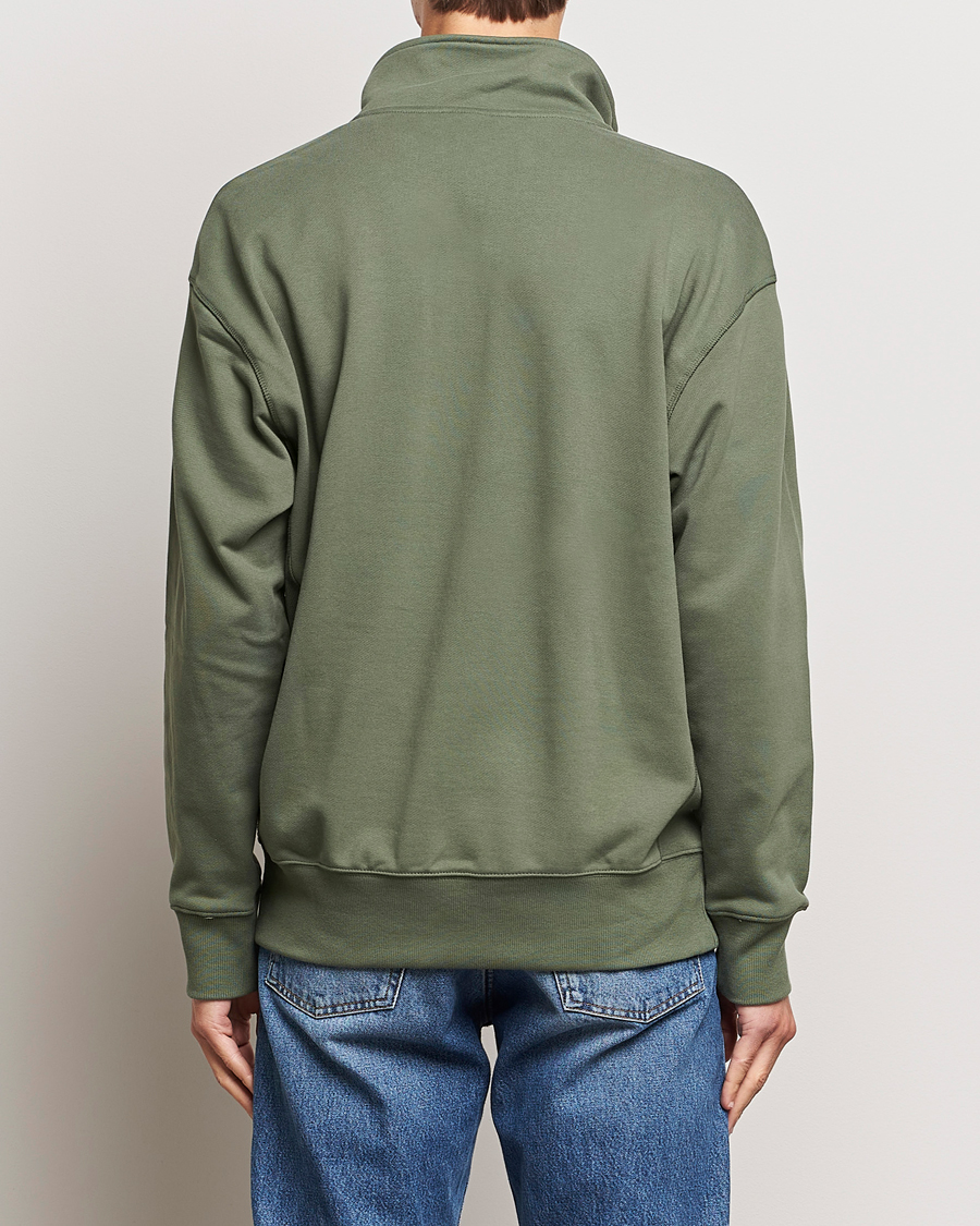 Herren | Pullover | New Balance | Athletics Terry 1/4 Zip Deep Olive Green