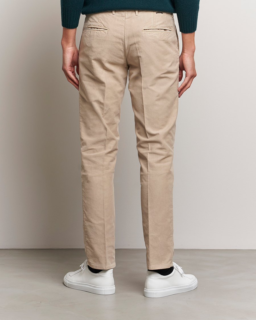 Herren | Hosen | Incotex | Slim Fit Garment Dyed Slacks Beige