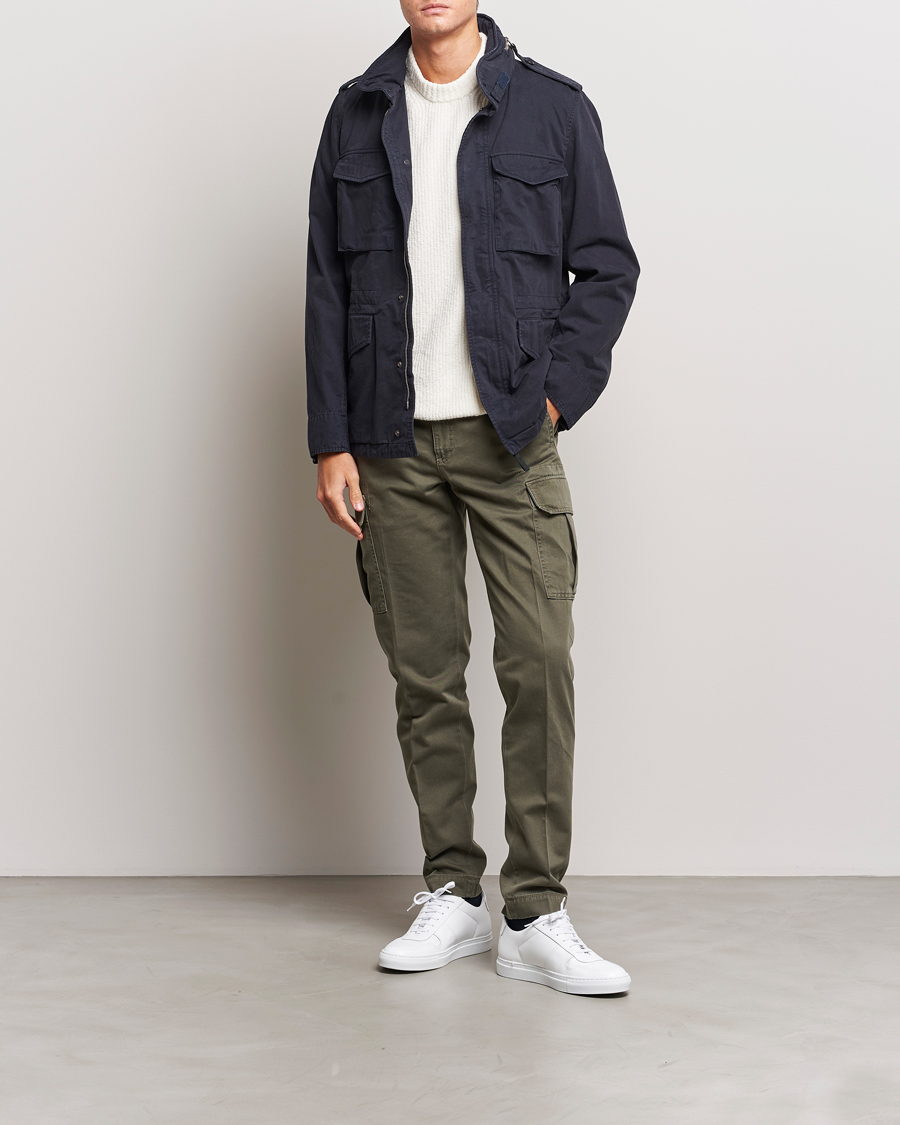 Herren | Hosen | Incotex | Slim Fit Cargo Pants Military