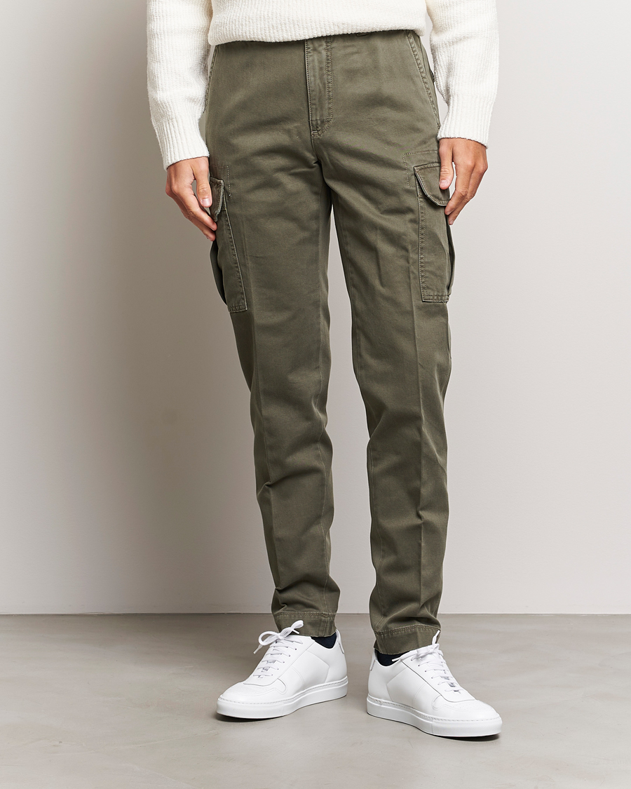 Herren | Hosen | Incotex | Slim Fit Cargo Pants Military