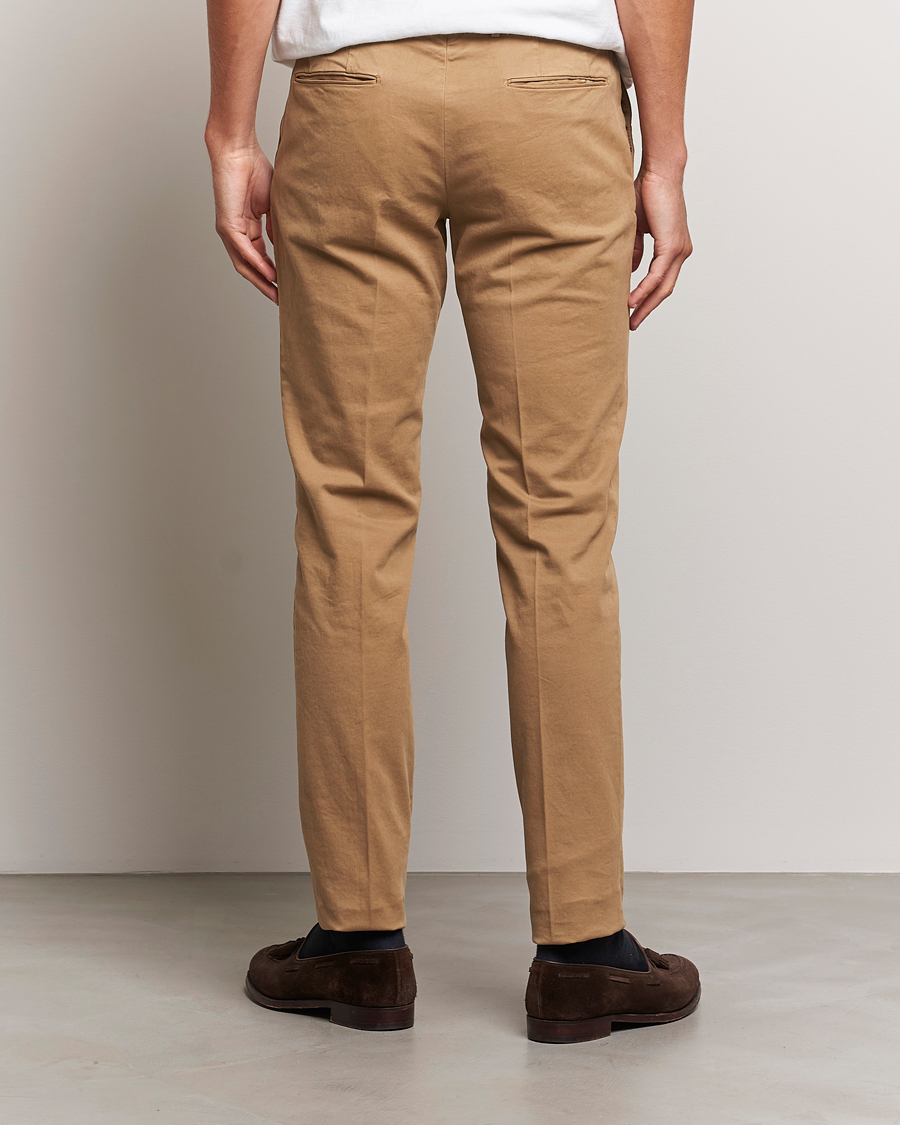 Herren | Hosen | Incotex | Slim Fit Cotton Stretch Chinos Beige