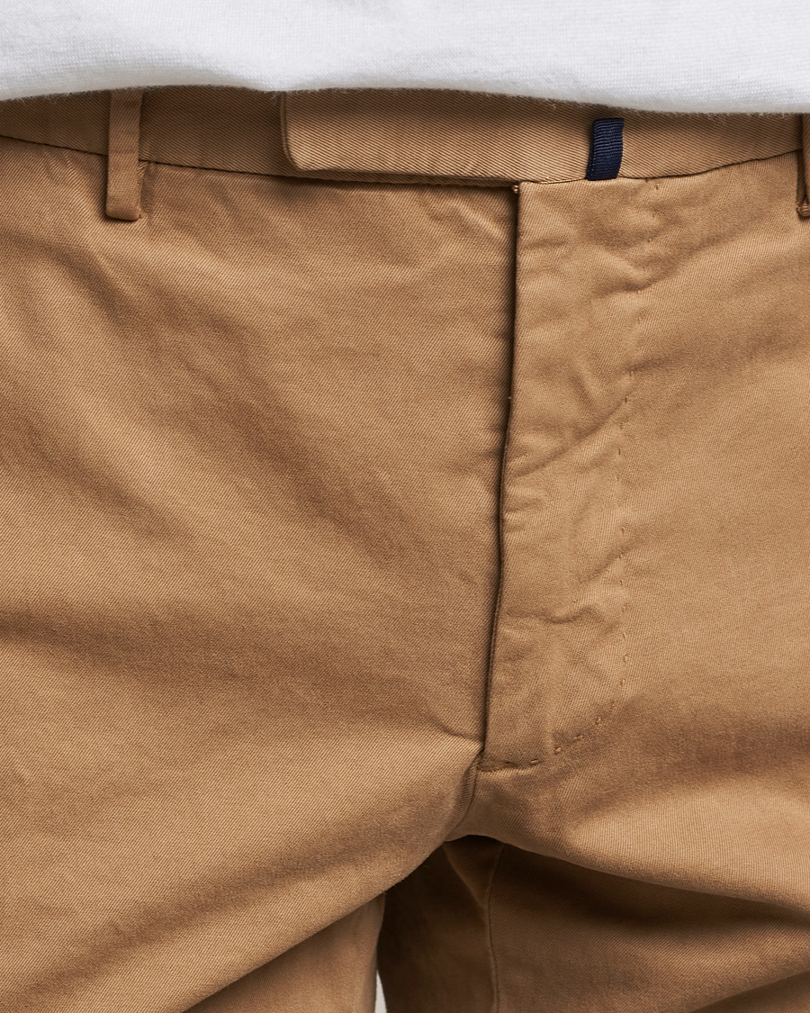 Herren | Hosen | Incotex | Slim Fit Cotton Stretch Chinos Beige