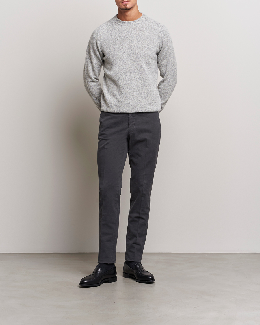 Herren | Hosen | Incotex | Slim Fit Cotton Stretch Chinos Dark Grey