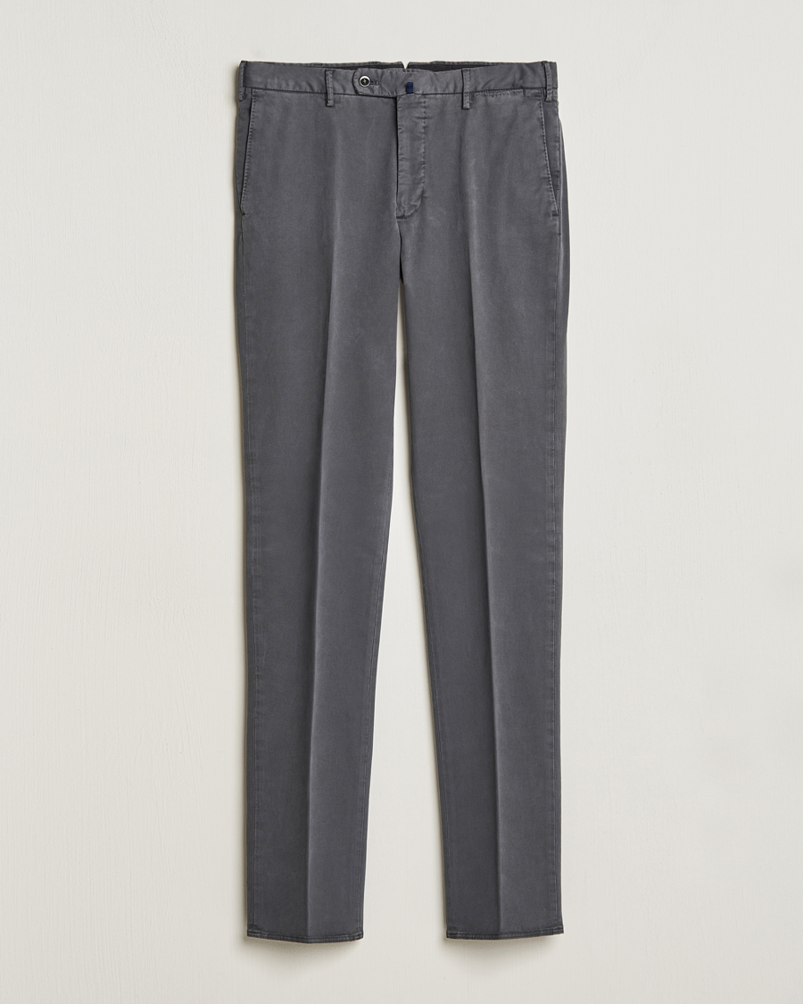 Herren | Hosen | Incotex | Regular Fit Cotton Chinos Dark Grey