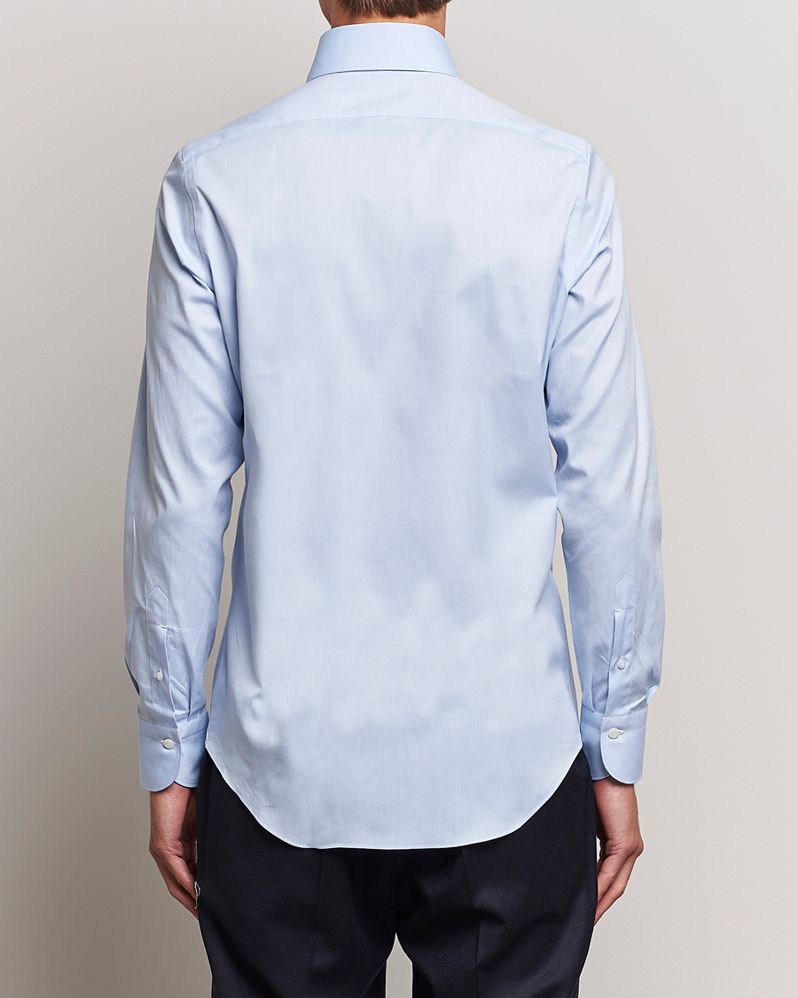 Herren | Hemden | Finamore Napoli | Milano Slim Oxford Button Down Shirt Light Blue