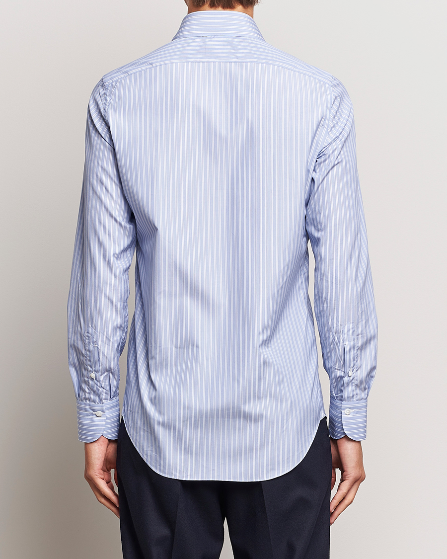 Herren | Hemden | Finamore Napoli | Milano Slim Giza 170 Dress Shirt Light Blue