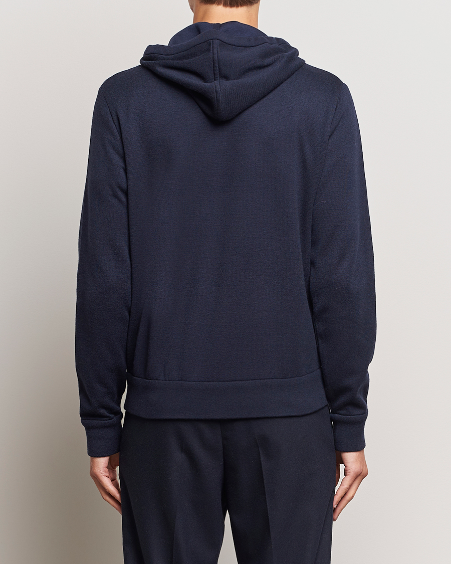 Herren | Pullover | Ralph Lauren Purple Label | Luxury Fleece Full Zip Sweater Navy