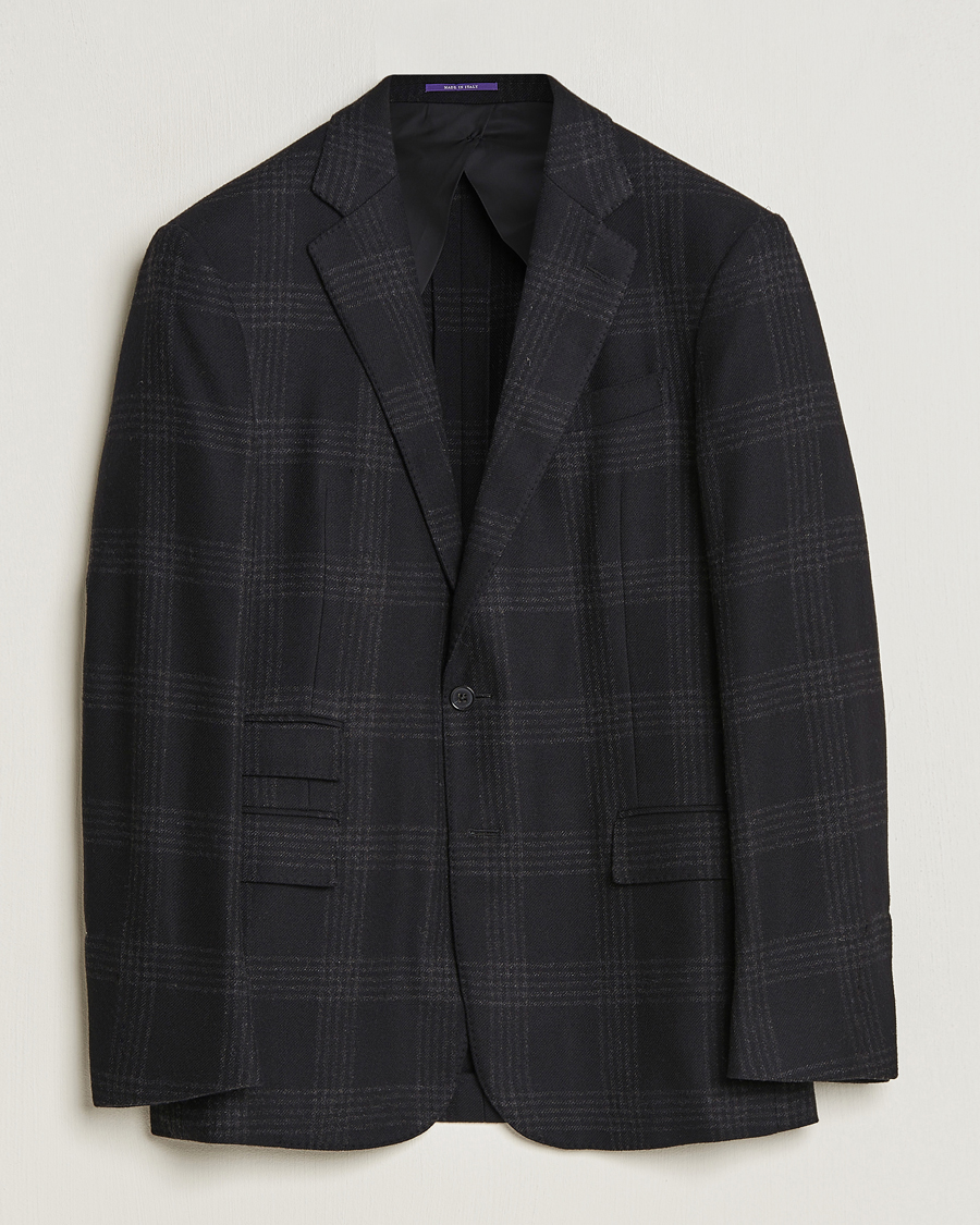 Herren | Sakkos | Ralph Lauren Purple Label | Breasted Sportscoat Black