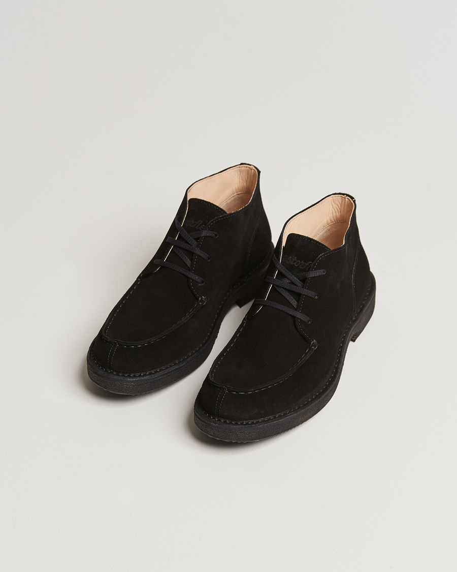Herren | Wildlederschuhe | Astorflex | Markflex Lined Chukka Boot Black Suede