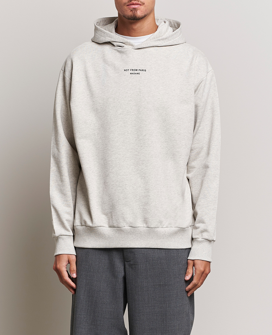 Herren | Drôle de Monsieur | Drôle de Monsieur | Classic NFPM Hoodie Light Grey