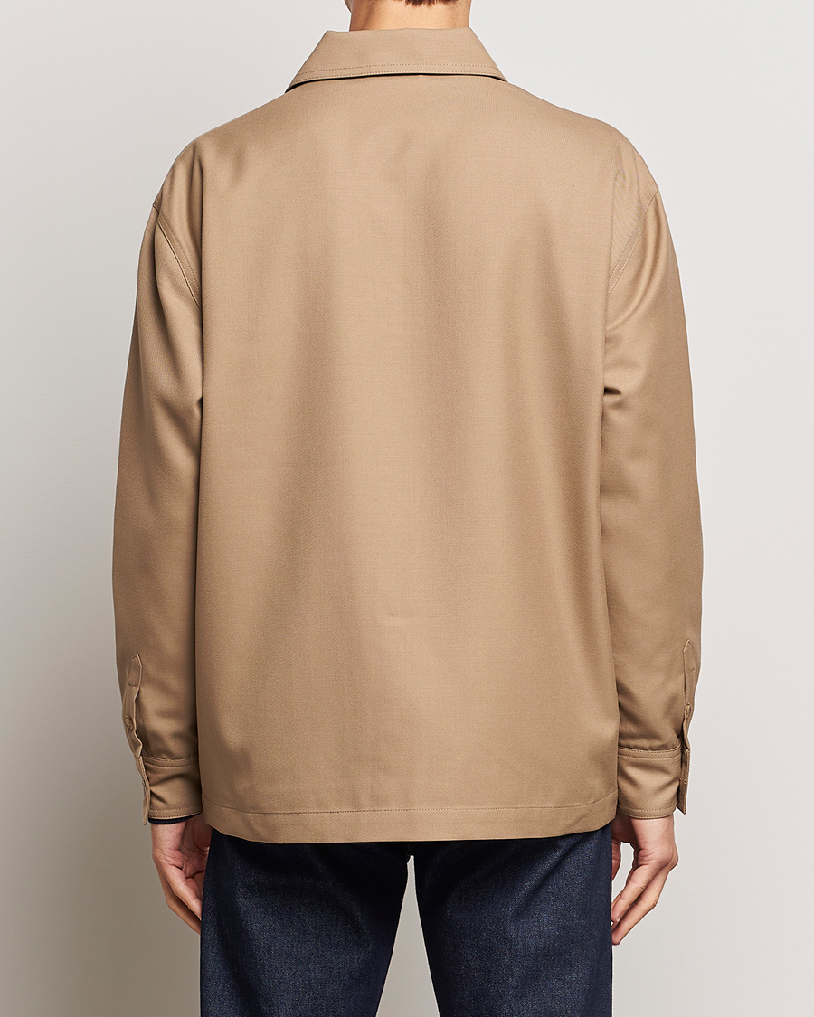 Herren | Hemden | Drôle de Monsieur | Flannel Overshirt Beige