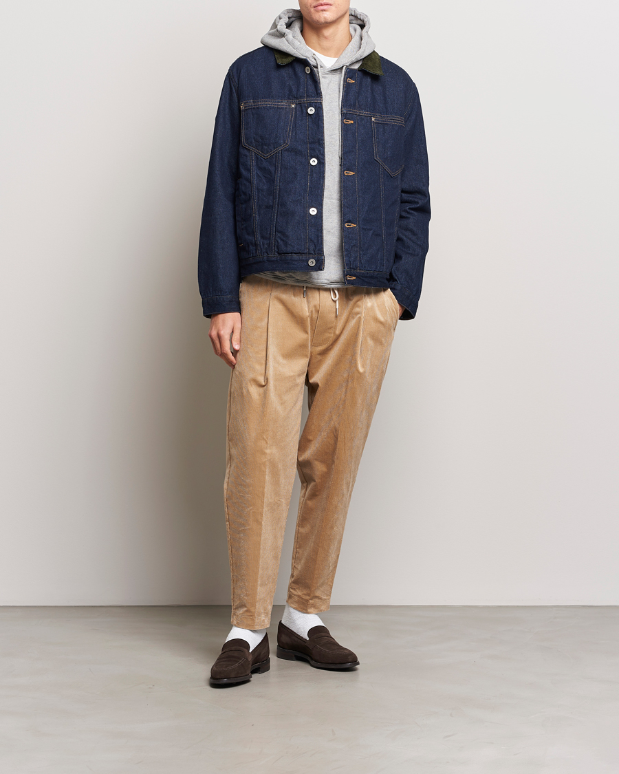 Herren | Hosen | Drôle de Monsieur | Drawstring Corduroy Troursers Beige