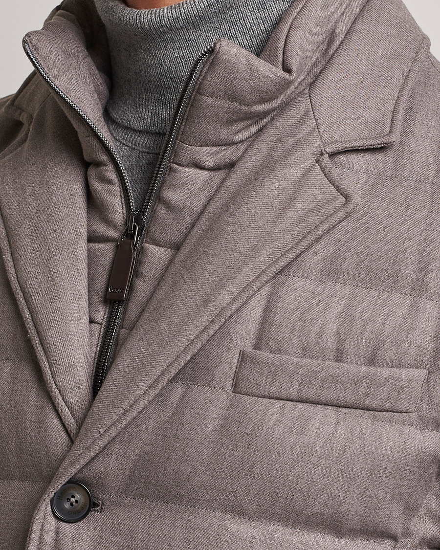 Herren | Jacken | Herno | Flannel Down Blazer Beige