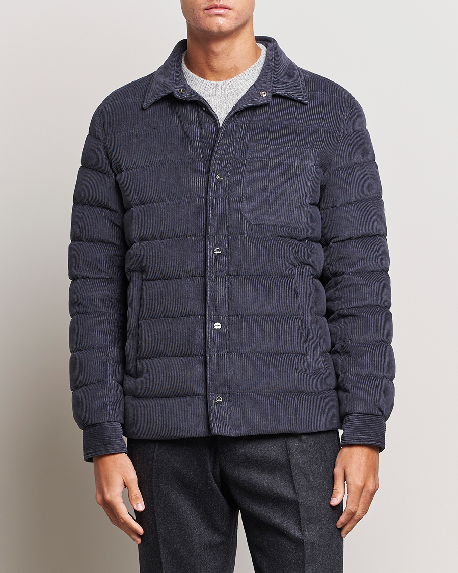Herren |  | Herno | Corduroy Shirt Jacket Navy