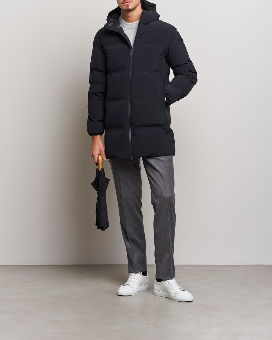 Herren | Jacken | Herno | Laminar Stretch Nylon Down Coat Navy