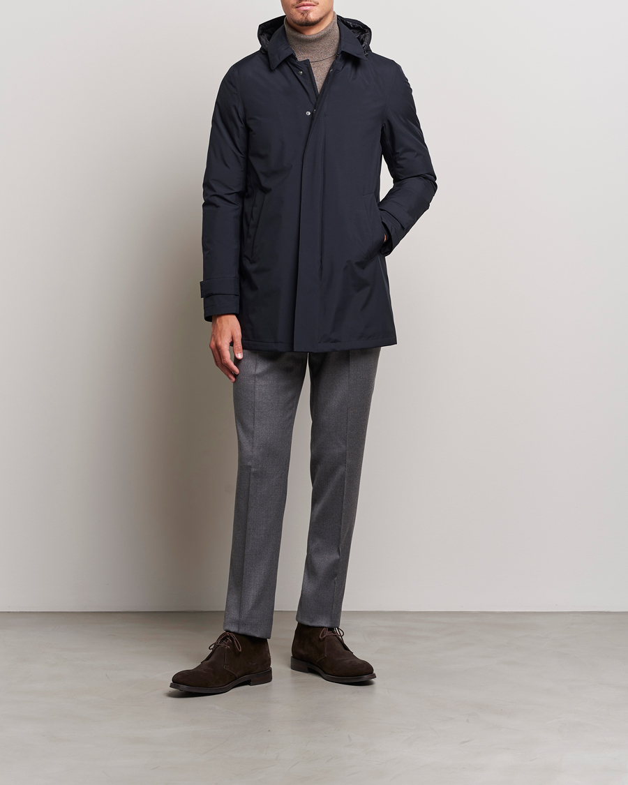 Herren | Jacken | Herno | Laminar Goretex Down Coat Navy