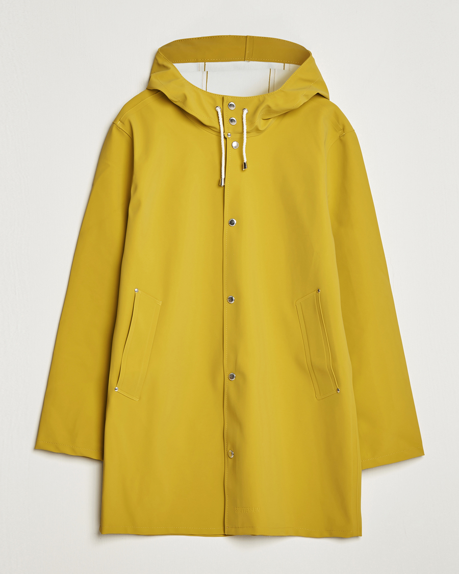 Herren | Jacken | Stutterheim | Stockholm Raincoat Suede Gold