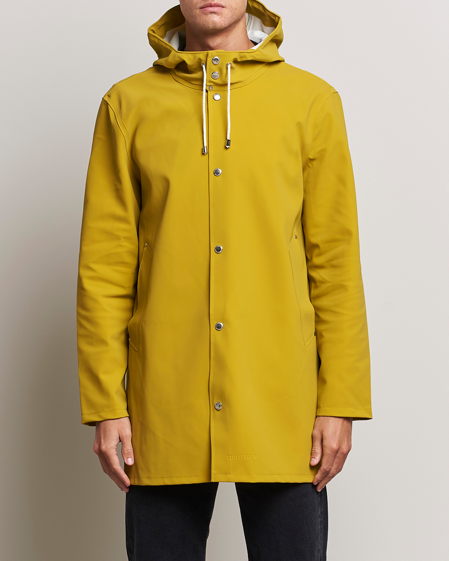 Herren | Jacken | Stutterheim | Stockholm Raincoat Suede Gold