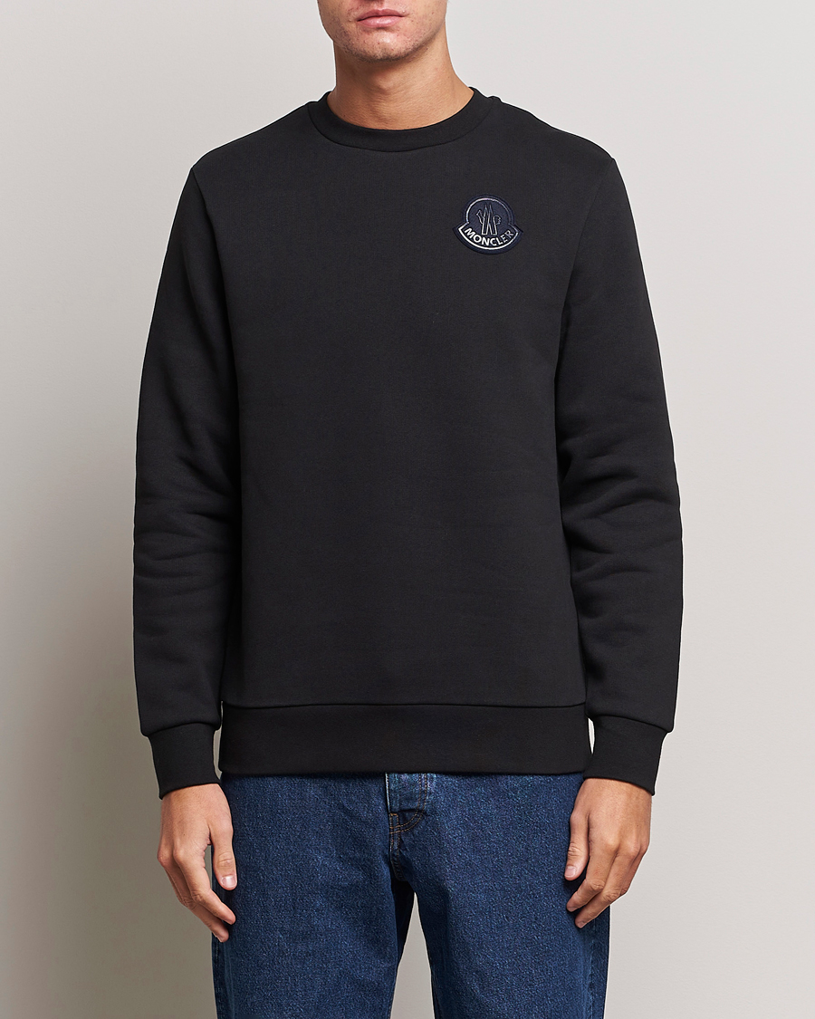 Herren |  | Moncler | Tonal Patch Logo Sweatshirt Black