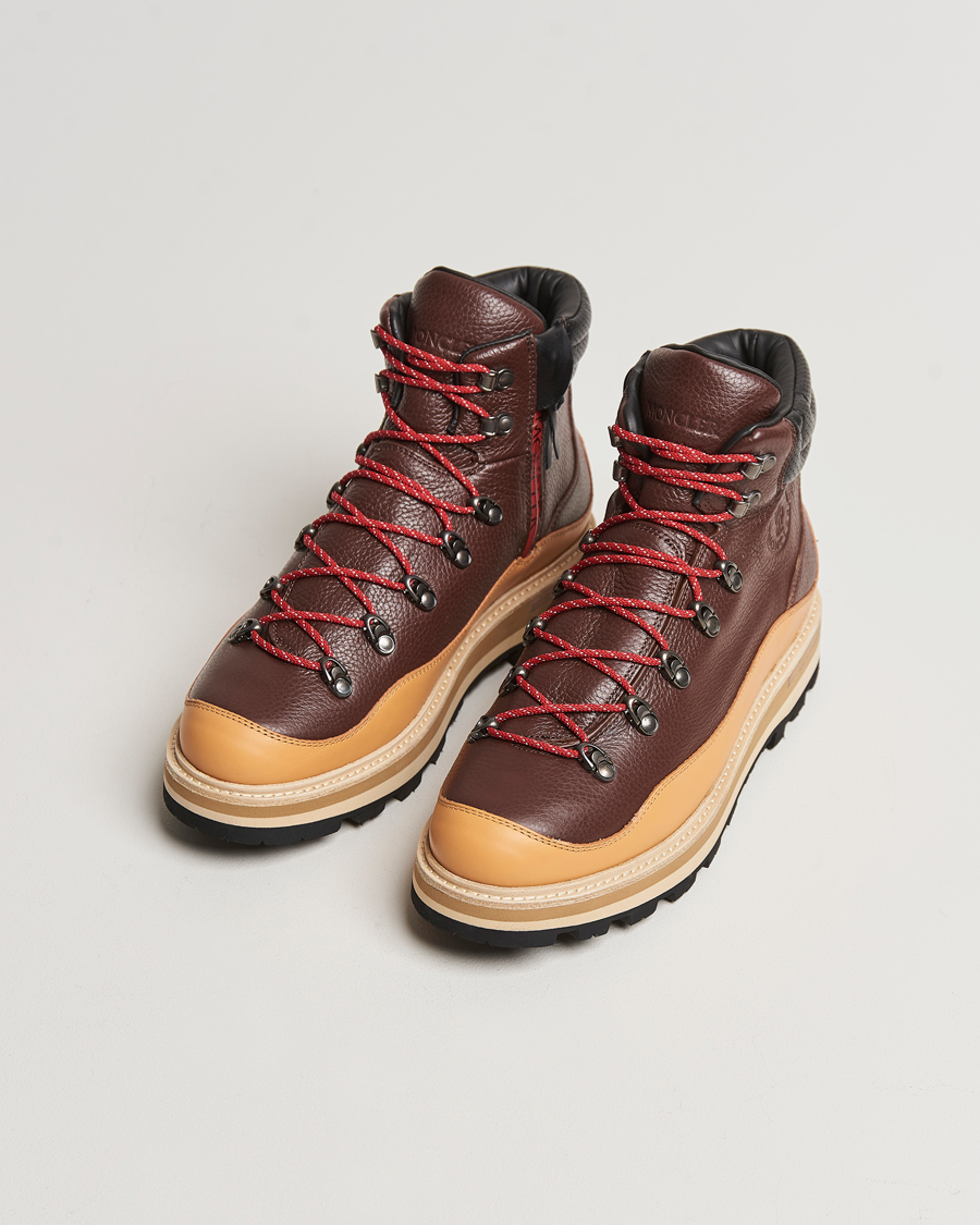 Herren | Schnürboots | Moncler | Peka Trek Hiking Boots Brown/Beige