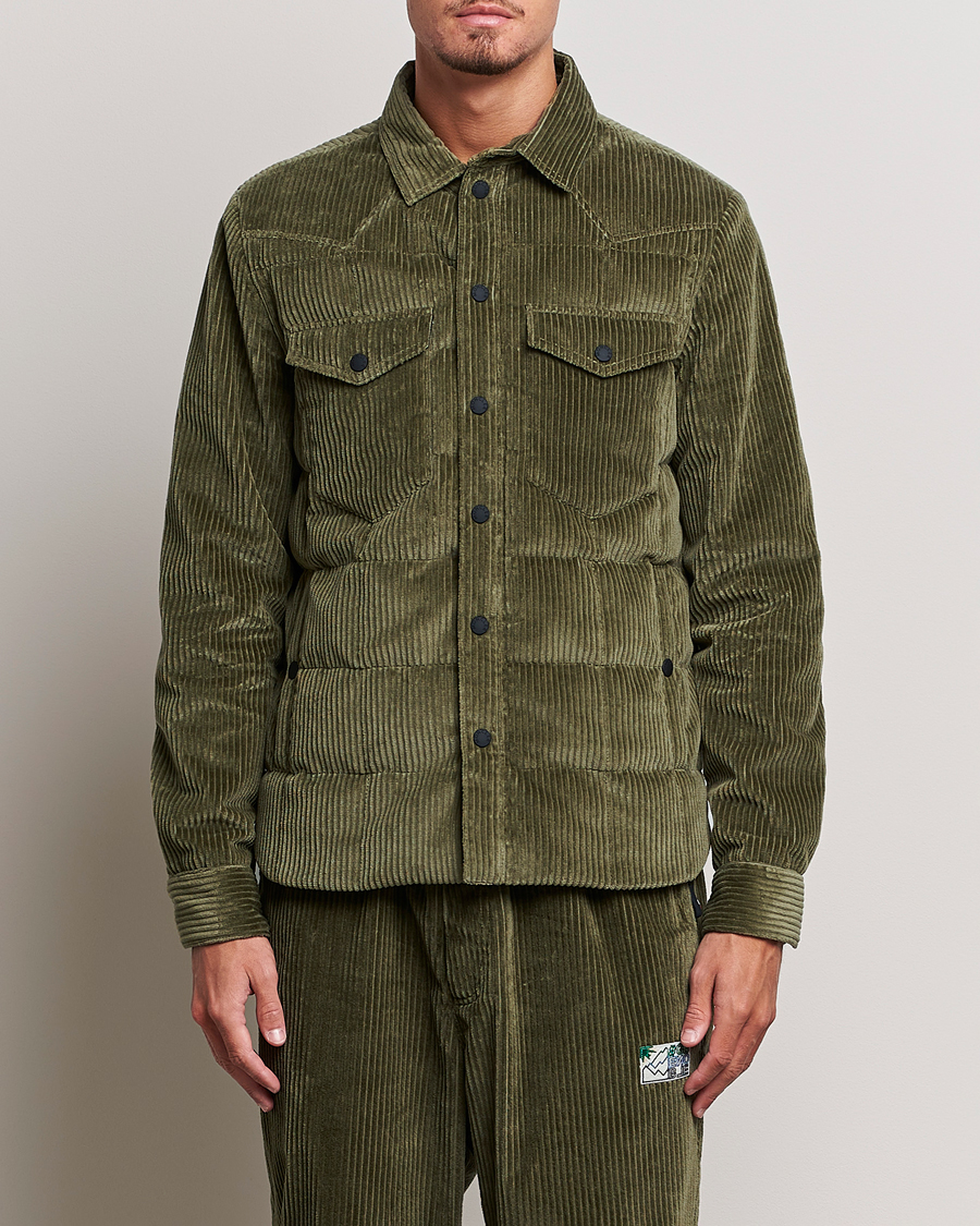 Herren |  | Moncler Grenoble | Gelt Corduroy Shirt Jacket Olive