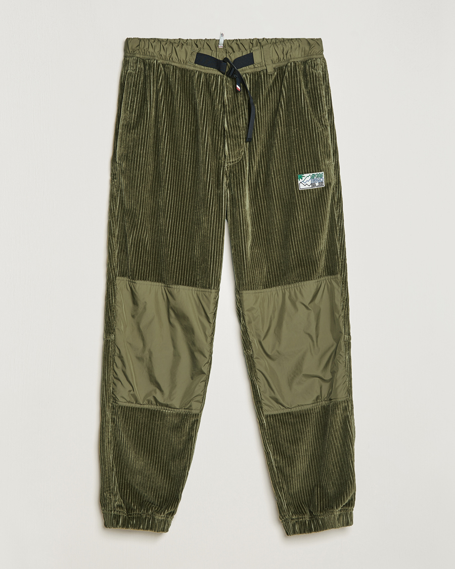 Herren | Hosen | Moncler Grenoble | Tech Panel Corduroy Trousers Olive