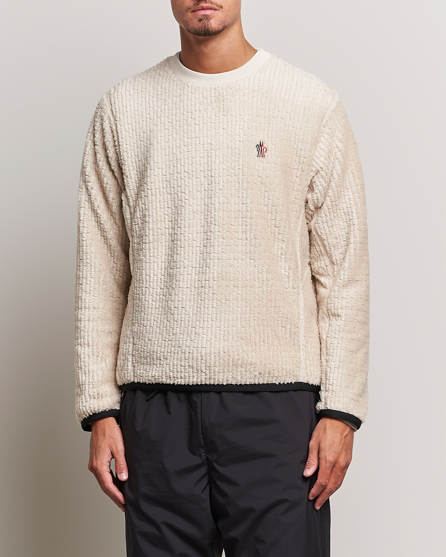 Herren | Pullover | Moncler Grenoble | Fluffy Sweatshirt White