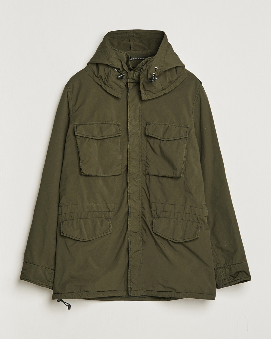 Herren | Feldjacken | Aspesi | Garment Dyed Field Jacket Dark Military