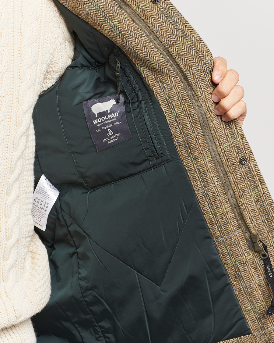 Men's New Tweed Padded Country Outdoor Shooting Jacket – Warm Farmers Coat With Heavy Duty Zip