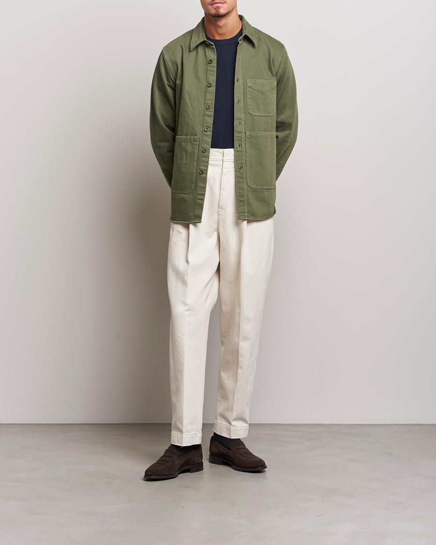 Herren | Hemden | Aspesi | Cotton Utility Shirt Military
