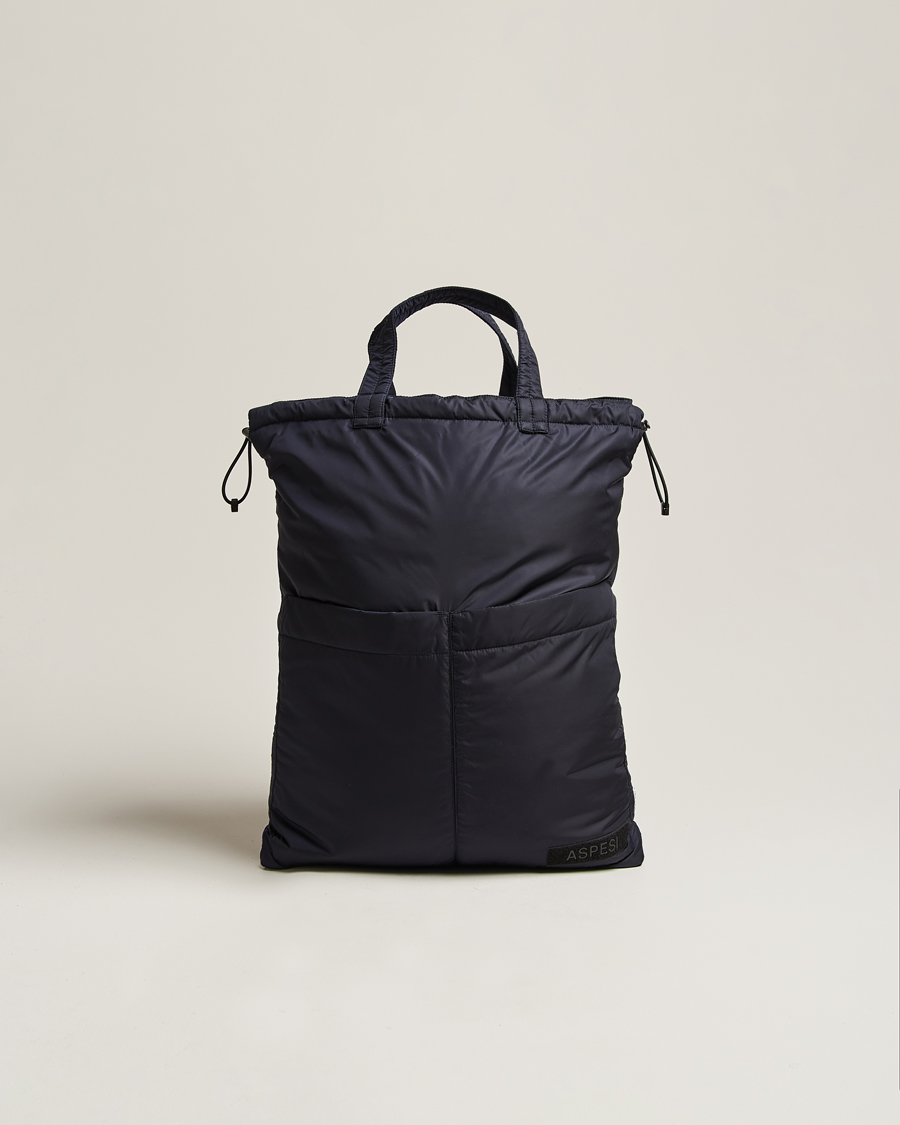 Herren | Aspesi Nylon Totebag Navy | Aspesi | Nylon Totebag Navy
