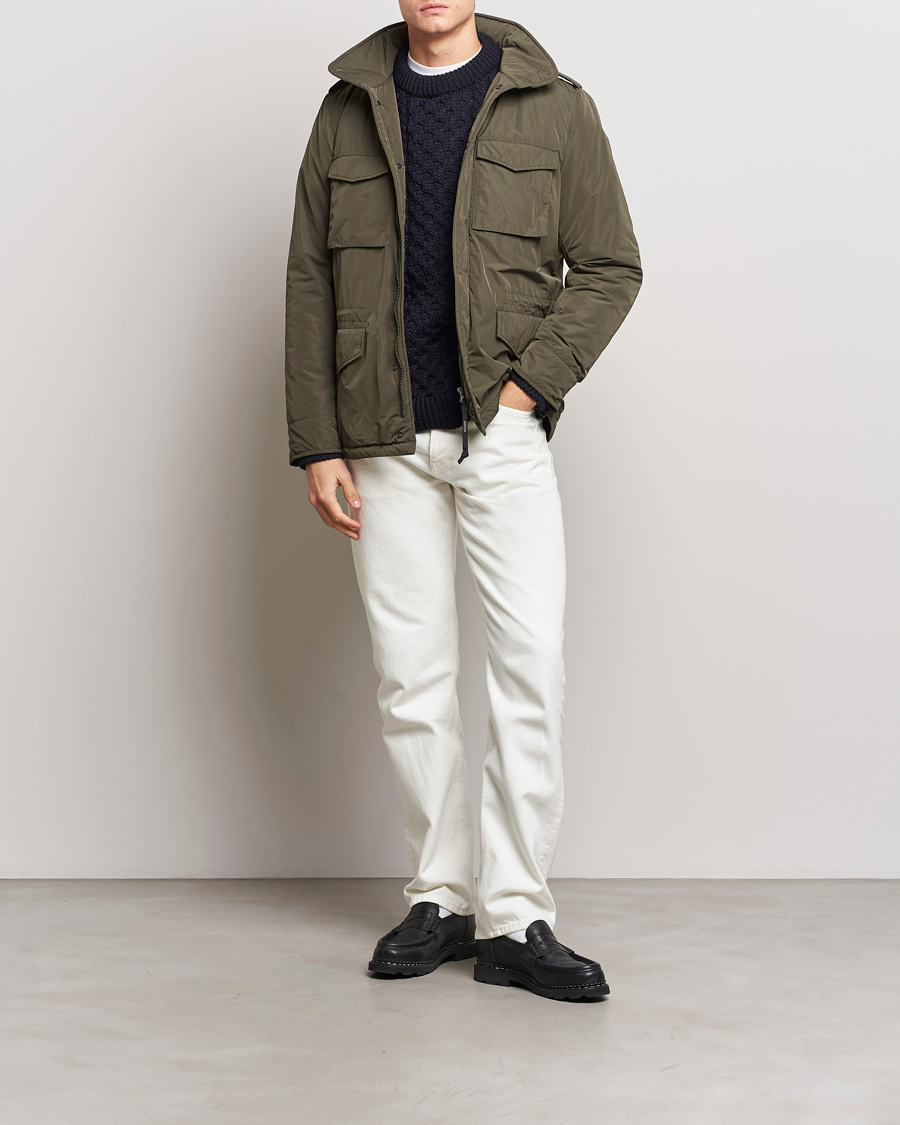 Herren | Jacken | Aspesi | Minifield Nylon Field Jacket Dark Military