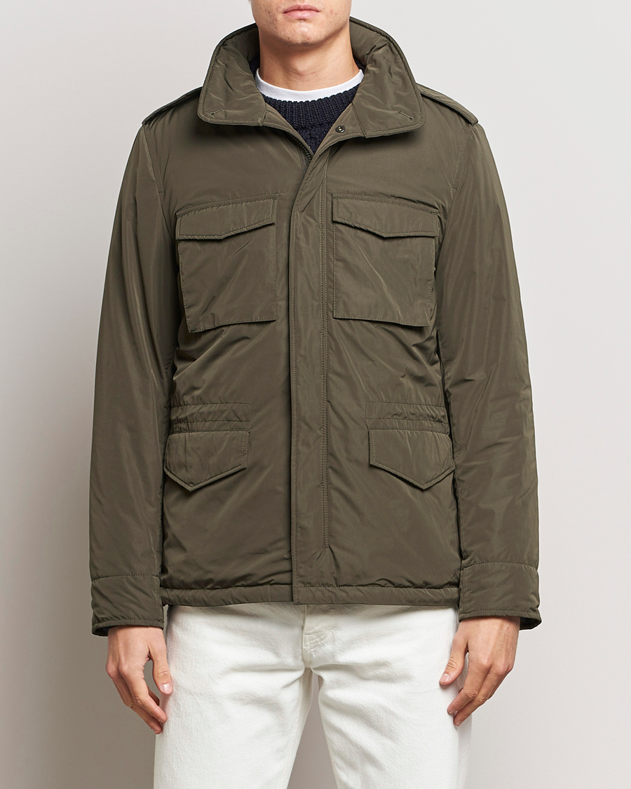 Herren |  | Aspesi | Minifield Nylon Field Jacket Dark Military
