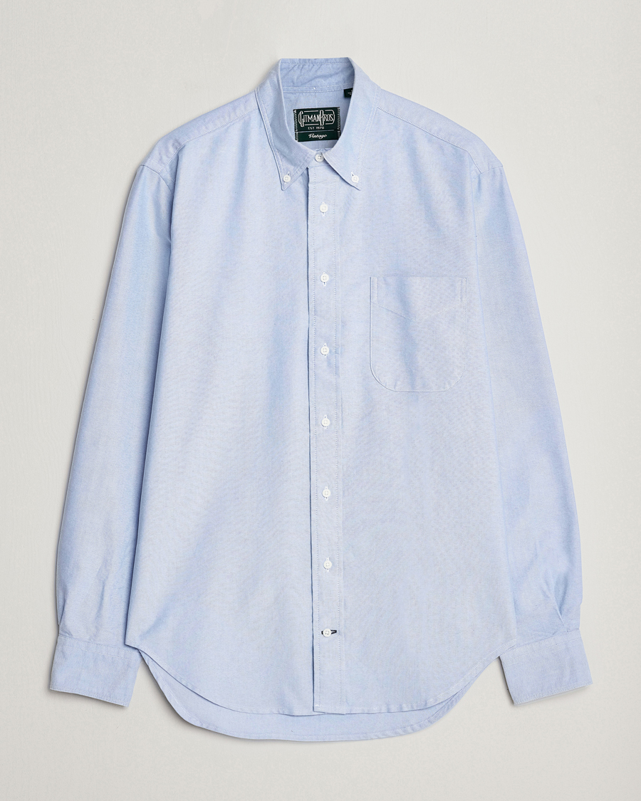 Herren | Freizeithemden | Gitman Vintage | Button Down Oxford Shirt Light Blue
