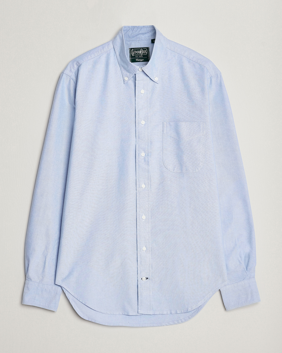 Herren | Hemden | Gitman Vintage | Button Down Oxford Shirt Light Blue