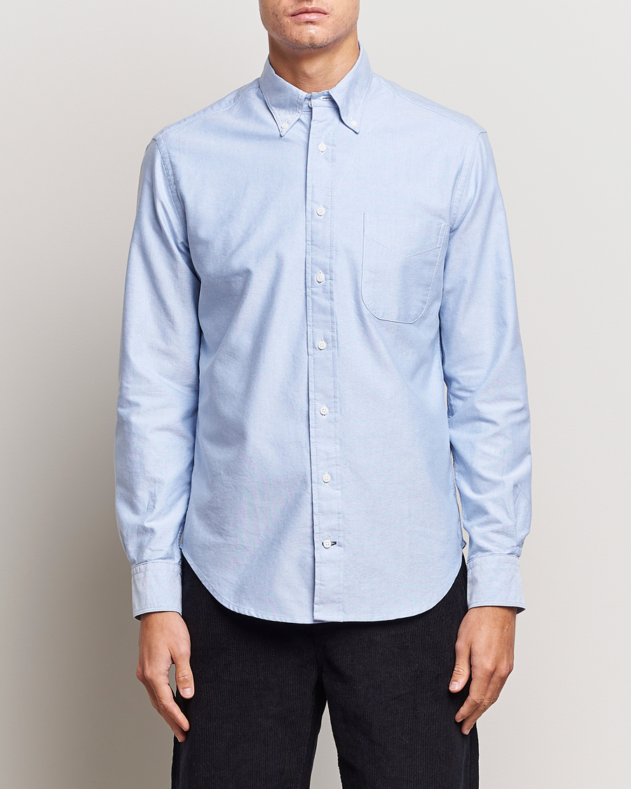 Herren | Hemden | Gitman Vintage | Button Down Oxford Shirt Light Blue
