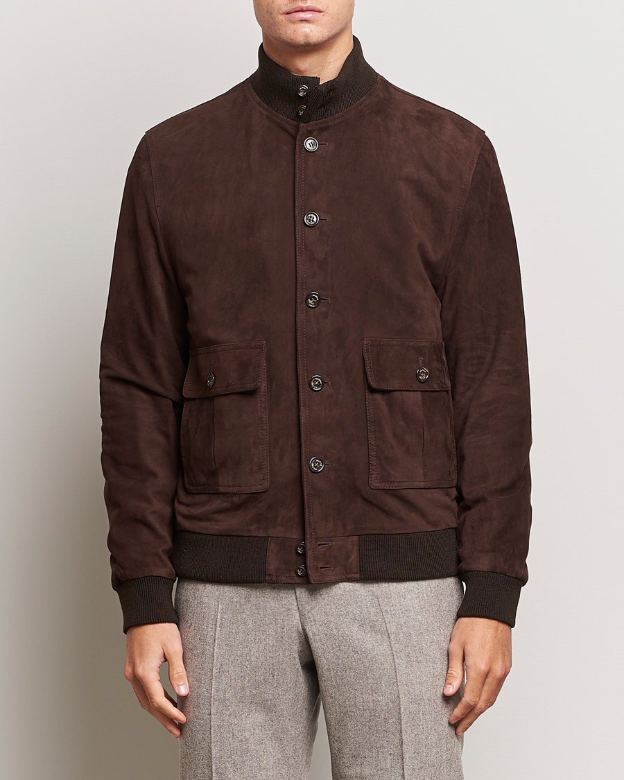 Herren | Valstar | Valstar | Valstarino Suede Jacket Dark Brown