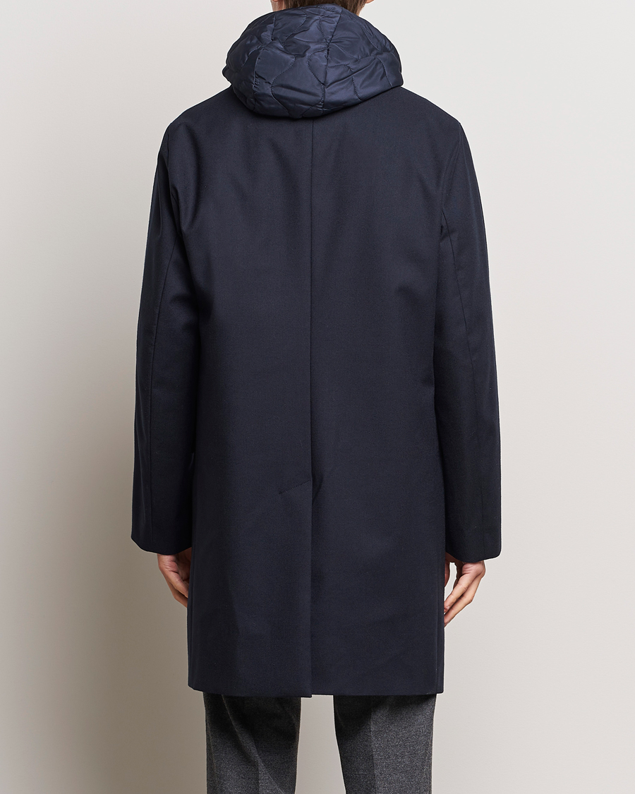 Herren | Jacken | Valstar | Waterproof 2-in-1 Flannel Overcoat Navy