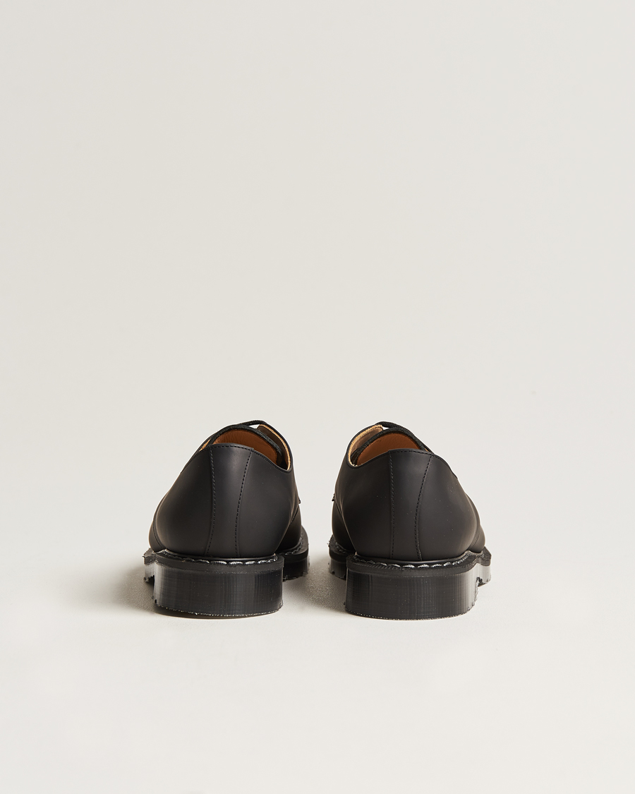 Herren | Solovair 3 Eye Gibson Shoe Black Greasy | Solovair | 3 Eye Gibson Shoe Black Greasy